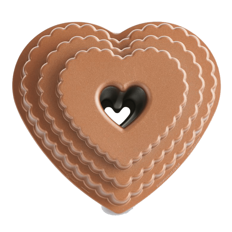 Nordic Ware Bakform Tiered Heart Bundt® Pan - Hus-modern.se